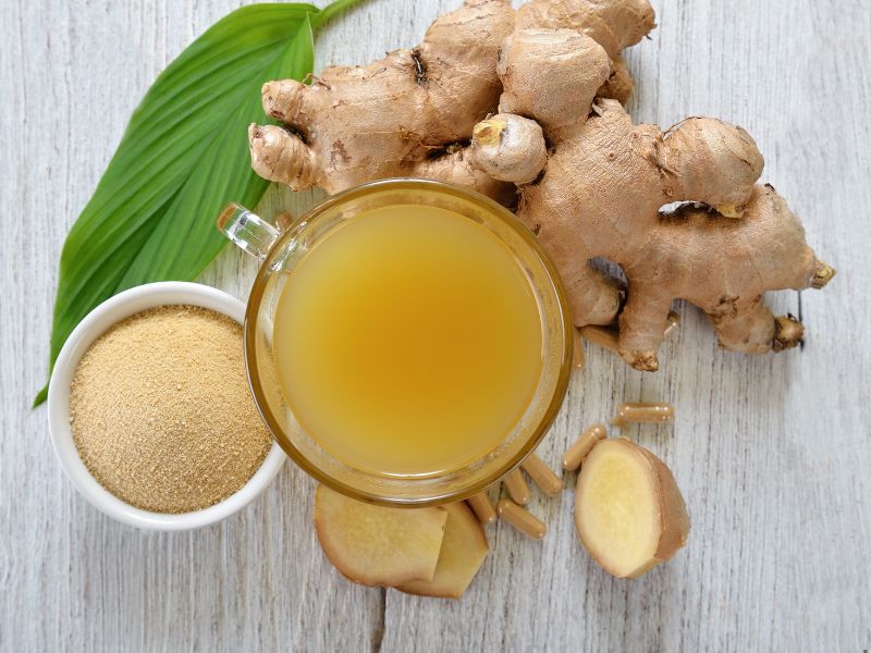 cuanta infusion de jengibre se puede tomar al dia